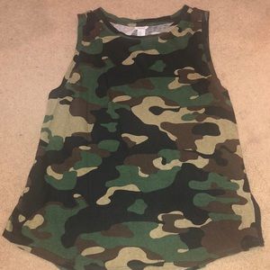 Camouflage Tank Top